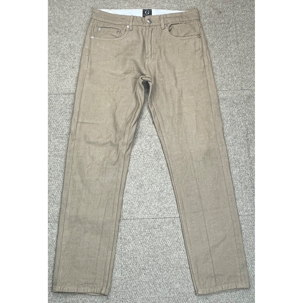 Goodale Men's Brown Selvedge 5 Pocket Denim Jeans Size 32